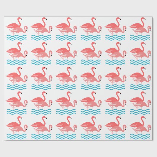 Flamingos Cadeaupapier (Vlak)