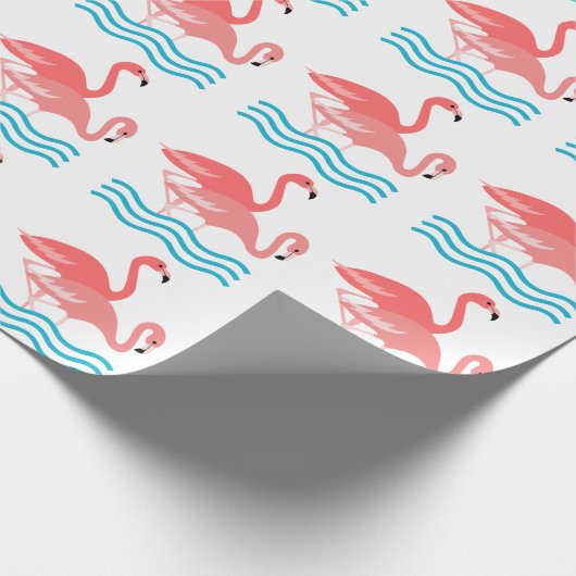 Flamingos Cadeaupapier (Hoek)
