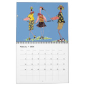 Flamingos Calendar Kalender (Feb 2026)