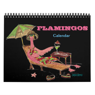 Flamingos Calendar Kalender