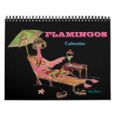 Flamingos Calendar Kalender (Hoes)
