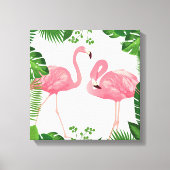 Flamingos Canvas Afdruk (Voorkant)
