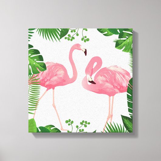 Flamingos Canvas Afdruk (Voorkant)