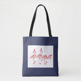 Flamingos Canvas tas
