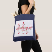 Flamingos Canvas tas (Dichtbij)