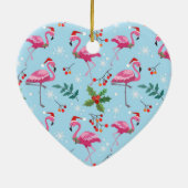 Flamingos Ceramic Ornament (Achterkant)