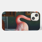 Flamingo's Cozy Corner iPhone Hoesje (Achterkant horizontaal)
