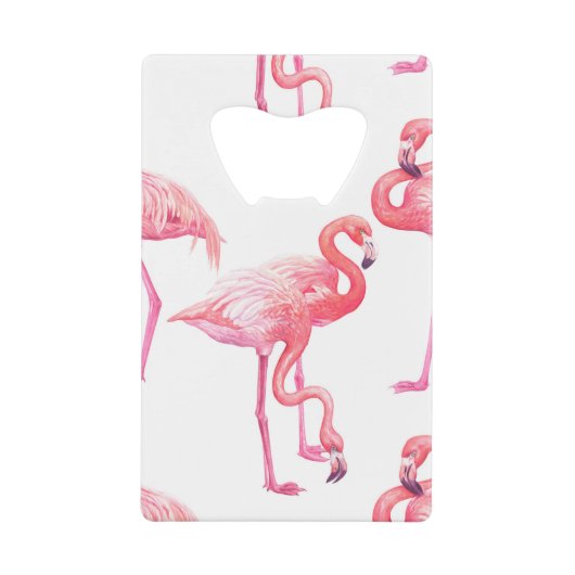 Flamingos Creditkaart Flessenopener (Voorkant)