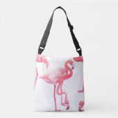 Flamingos Crossbody Tas (Voorkant)