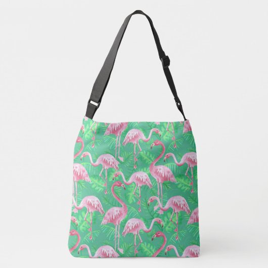 Flamingos Crossbody Tas (Achterkant)