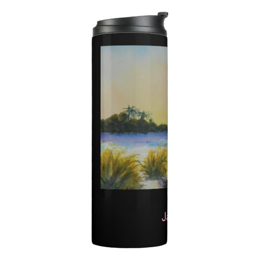 Flamingos - Deserted Island.2 Thermosbeker (Gedraaid links)