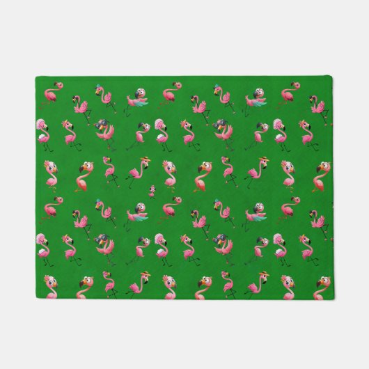 Flamingos Deurmat (Voorkant)
