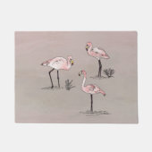 Flamingos Deurmat (Voorkant)