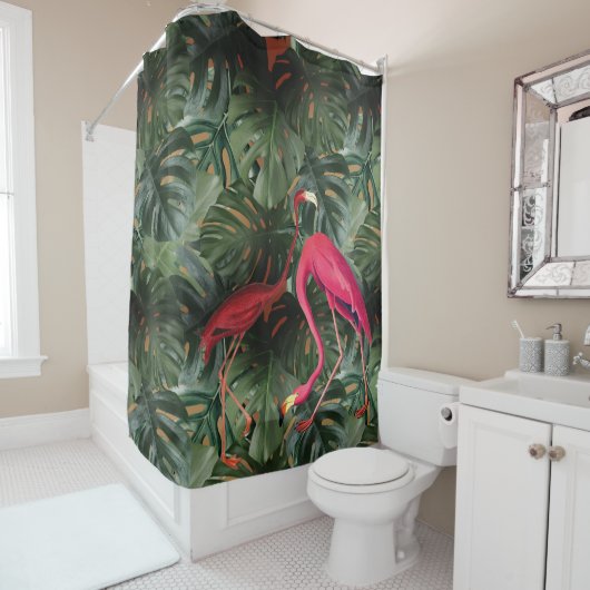 Flamingos Douchegordijn (In situ)