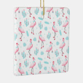 Flamingos en Cactus Keramisch Ornament (Rechts)