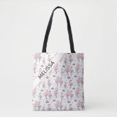 Flamingos en krabben tote bag (Voorkant)