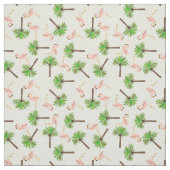 Flamingos en Palm Trees Stof (Swatch)