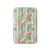 Flamingos en Stripes Badmat (Voorkant Verticaal)