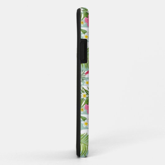 Flamingos en Stripes Case-Mate iPhone Case (Achterkant/rechts)