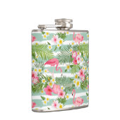 Flamingos en Stripes Heupfles (Rechts)