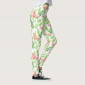 Flamingos en tropische bladeren leggings (Rechts)