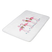 Flamingo's en Zeesterren Tropisch Themas Badmat (Gekanteld)
