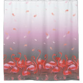 Flamingos Flamingos Douchegordijn (Voorkant)