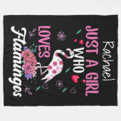 Flamingos Fleece Blanket (Voorkant (Horizontaal))