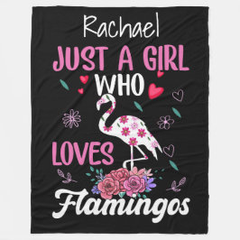 Flamingos Fleece Blanket Deken