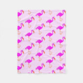Flamingos Fleece Blanket - Happy (Voorkant)