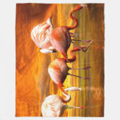 FLAMINGOS FLEECE DEKEN (Voorkant)