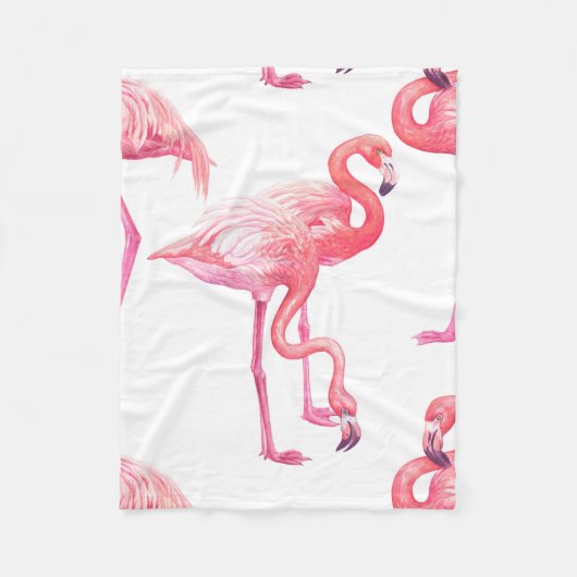 Flamingos Fleece Deken (Voorkant)