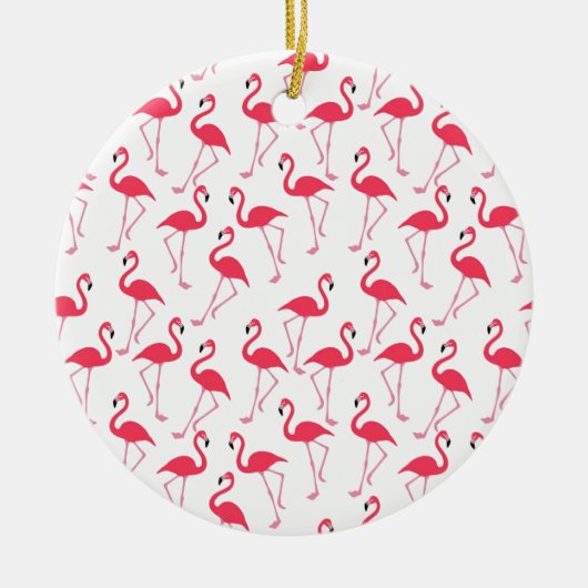 flamingos Flimingos Keramisch Ornament (Voorkant)