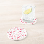 flamingos Flimingos Zandsteen Onderzetter (Zijkant)