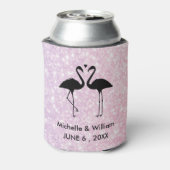 Flamingo's gepersonaliseerde blikje koeler (Blikje Achterkant)