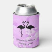 Flamingo's gepersonaliseerde Koelbox Blikjeskoeler (Blikje Voorkant)
