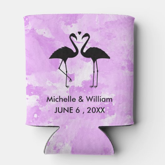 Flamingo's gepersonaliseerde Koelbox Blikjeskoeler (Achterkant)