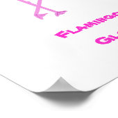 Flamingos Glory Poster (Hoek)