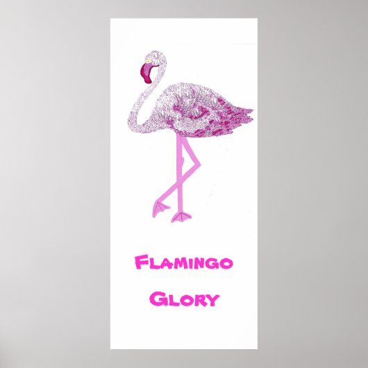 Flamingos Glory Poster (Voorkant)