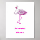 Flamingos Glory Poster (Voorkant)