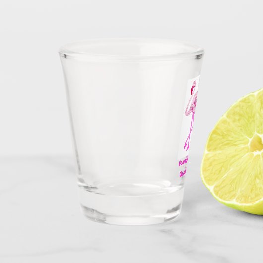 Flamingos Glory Shot Glas (Links)