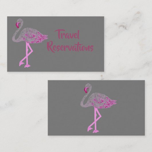 Flamingos Glory Visitekaartje (Voorkant / Achterkant)