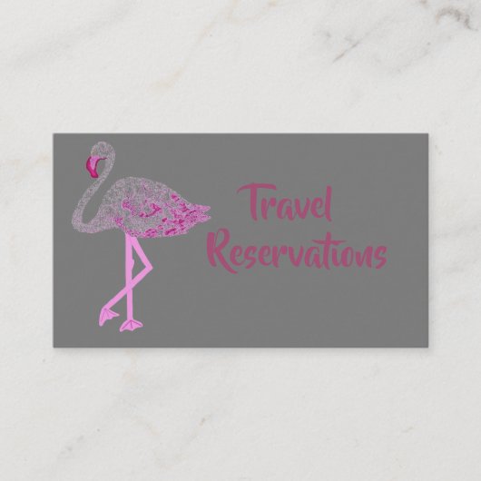 Flamingos Glory Visitekaartje (Voorkant)