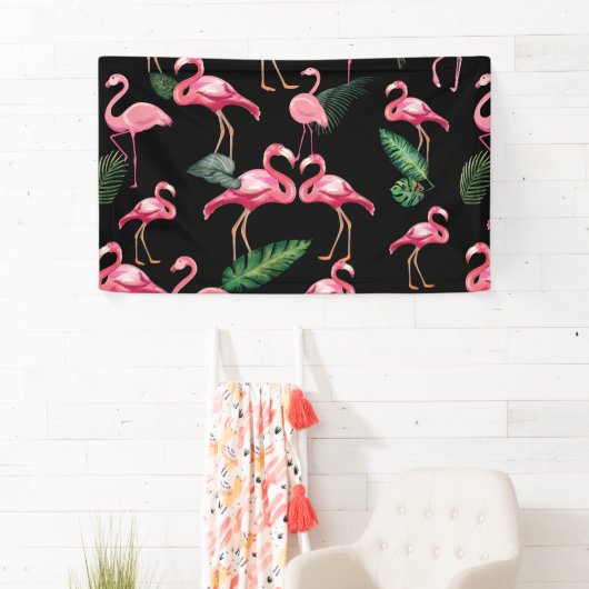 Flamingo's Hebben Patroon 4 Spandoek (Insitu)