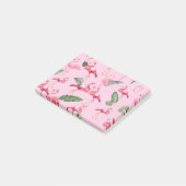 Flamingo's Hebben Patroon 5 Post-it® Notes (Schuin)