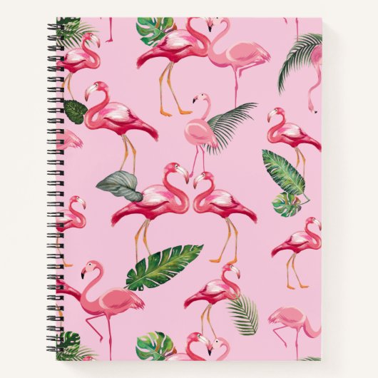 Flamingo's Hebben Van Patroon 5 Notitieboek (Voorkant)