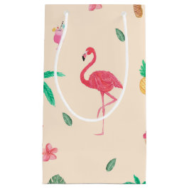 Flamingos in de zomer klein cadeauzakje
