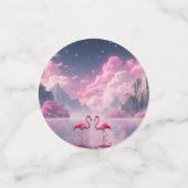 Flamingos in einer Traumwelt Confetti (Kleine voorkant)