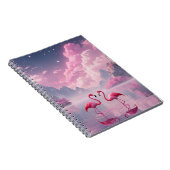 Flamingos in einer Traumwelt Notitieboek (Rechterzijde)