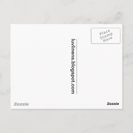 Flamingos in Florida Briefkaart (Achterkant)